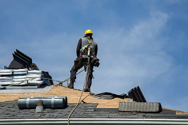 Professional Roof Installation technician working in Strausstown, PA